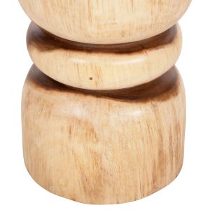 Кръгла помощна маса Bello Naturally Hm9900 суар масив в естествен цвят D29x45hcm