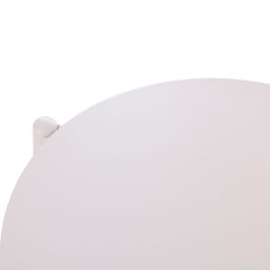 Round side table Deneris Sm6393.01 aluminum ivory color 45x45x47h