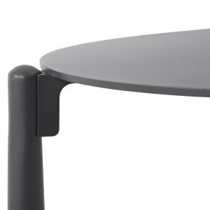 Round side table Deneris Sm6393.02 blue aluminum 45x45x47h