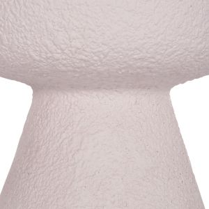Кръгла табуретка Interon Santorini Hm18171.02 фиброцимент в бяло - Φ34x39всм.