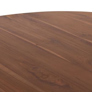 Round dining table Roder Hm9896 teak - top 3 cm thick - Φ130x79.5hcm.