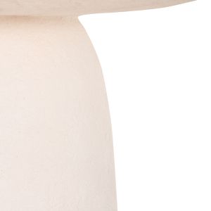 Кръгла трапезарна маса Seppo Hm18154.02 фиброцимент в Бяло-φ119,5x75,5hсм.