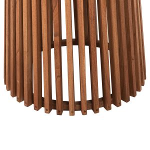 Round dining table Frantz solid pine wood Hm9388.11 in natural color D120x76.5hcm