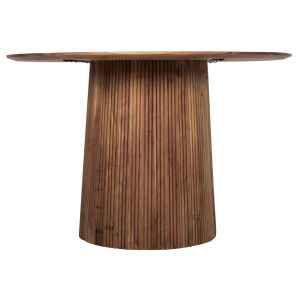 Round dining table Groot Hm9684 acacia solid wood in natural color D120x76hcm