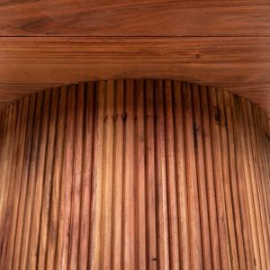 Round dining table Groot Hm9684 acacia solid wood in natural color D120x76hcm