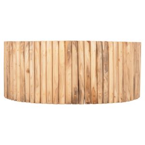 Кръгла холна маса Cooter Naturally тикови клони масив - естествен финиш D100x40h Hm9862