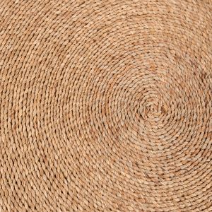 Round rug Crater Hm7847 mendong grass in natural color D100cm