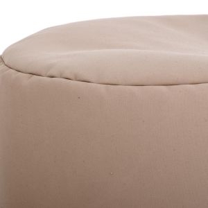 Round pouf-stool Cube brown color 60x40cm