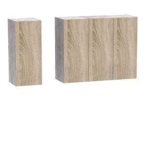 Kitchen module Festa II melamine in sonoma color 120x60x85cm