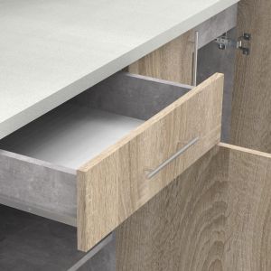 Kitchen module Festa �v melamine in sonoma color 160x60x85cm