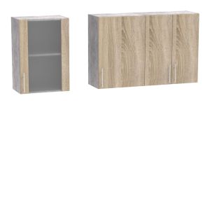 Kitchen module Festa �v melamine in sonoma color 160x60x85cm