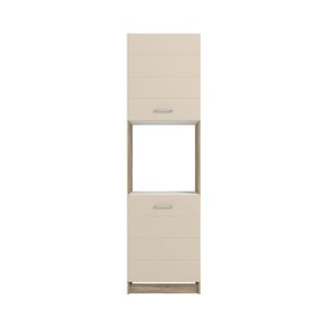 Kitchen cabinet Diana Bd 60 gray oak-sand glossy foil 60x58x215cm