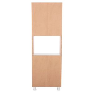 Kitchen cabinet Rad Hm18196.04 melamine in natural color-white 55.5x32x165hcm.