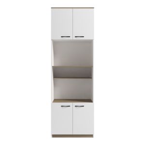 Rowan kitchen cabinet in white-sonoma shade 60x42x182 cm