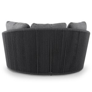 Daybed series Lorien Sm6413.02 aluminum rope cushions, blue 163x158.5x82h