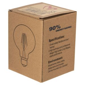 Led lamp ημ4049,02 Globo with filament 12w E27 3000k Gold