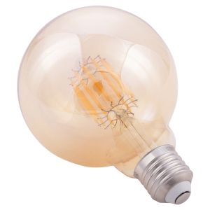 Led lamp ημ4049,02 Globo with filament 12w E27 3000k Gold