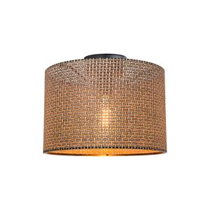 Лампа Plega плат в кафяв цвят D30x21cm