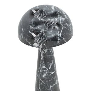 Lamp Flozer Inart E27 metal color blue marble D36.5x79cm