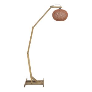 Gaia lamp E27 brown wood 20x50x160cm
