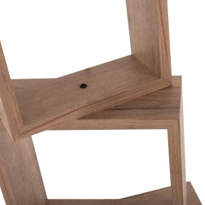 Lantern Hm7608.03 with Mdf base, sonoma color and beige shade D38x140hcm