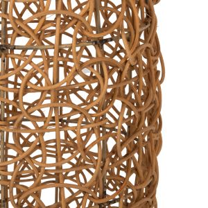 Lantern Hm7877 rattan in natural color D24x62cm