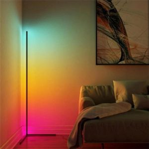 Lampion Nanek Led metal in black color 30x30x120cm