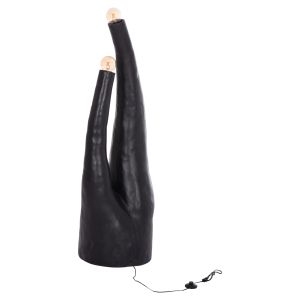Tusken Hm4702.01 fiber cement lamp - black 50x43x145cm.