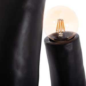 Tusken Hm4702.01 fiber cement lamp - black 50x43x145cm.