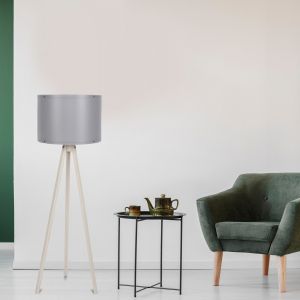 Lantern in ecru and gray D38x145cm Hm7272.16