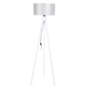Lantern in gray color with white base, dimensions 40*150cm