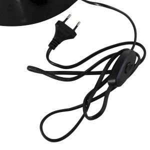 Smush floor lamp, metal in black with rotating cap D36.5x84cm Hm4257.04