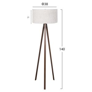 Lantern tripod, off-white cap Hm7578,02