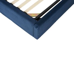 Briley Hm583,08 blue velvet bed with storage space 160x200cm