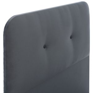 Bed Dolores Hm649.10 gray velvet
