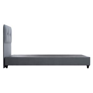 Bed Dolores Hm649.10 gray velvet