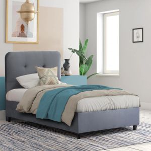Bed Dolores Hm649.10 gray velvet