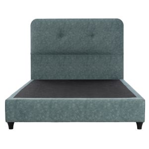 Bed Dolores Hm649.27 damask nubuck in light green 90x200
