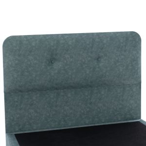 Bed Dolores Hm649.27 damask nubuck in light green 90x200