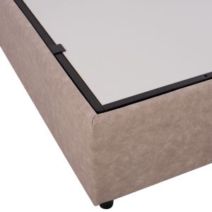 Dolores bed with storage Hm631,22 beige fabric, 160x200