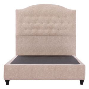 Bed Malena beige nubuck fabric Hm647.22