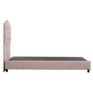 Bed Malena beige nubuck fabric Hm647.22