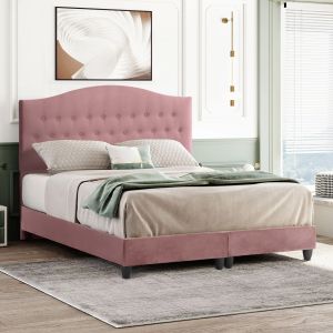 Bed Malena pink velvet Hm638,12