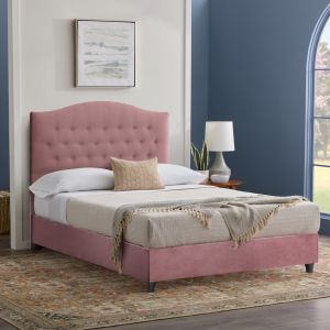 Bed Malena pink velvet Hm647,12