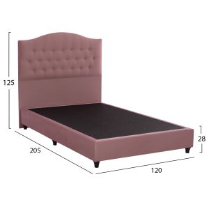 Bed Malena pink velvet Hm647,12