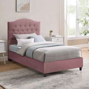 Bed Malena pink velvet Hm651,12