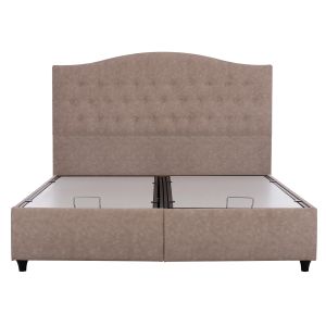 Malena bed with storage space Hm624,22 beige nubuck 160x200