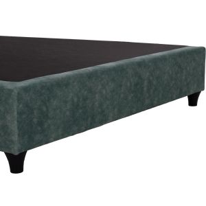 Malena bed with green nubuck fabric Hm647.27