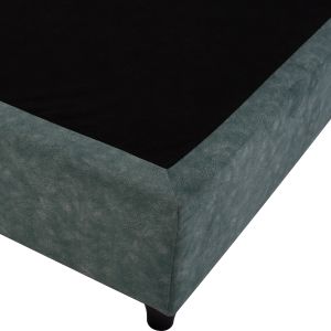 Malena bed with green nubuck fabric Hm647.27