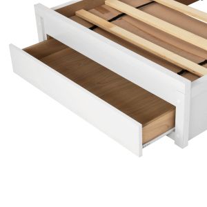 Bed Melany Hm346,05 with 1 drawer, white, dimensions 90x190cm